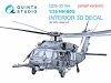 Quinta Studio QDS-35164 HH-60G Pave Hawk 3D-Printed & coloured Interior on decal paper (Kitty Hawk) (Small version) 1/35